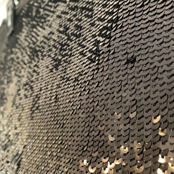 Theory Black Sequined Mini Skirt - Picture 2 of 3